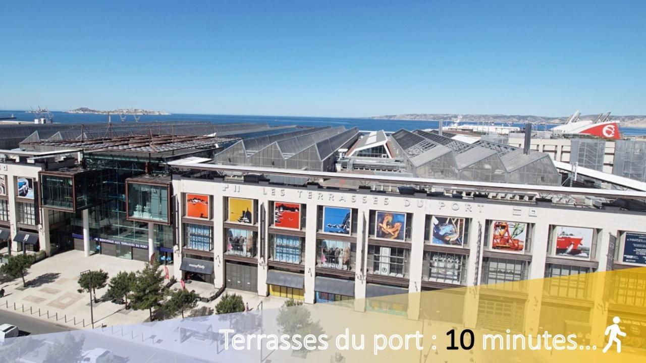 Marseille Desiree - Centre - La Joliette - Gare Tgvアパートメント エクステリア 写真