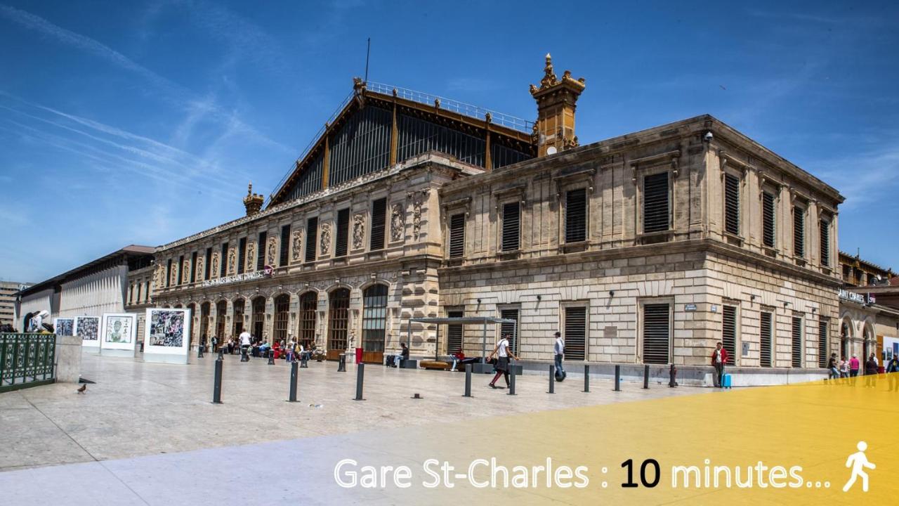 Marseille Desiree - Centre - La Joliette - Gare Tgvアパートメント エクステリア 写真